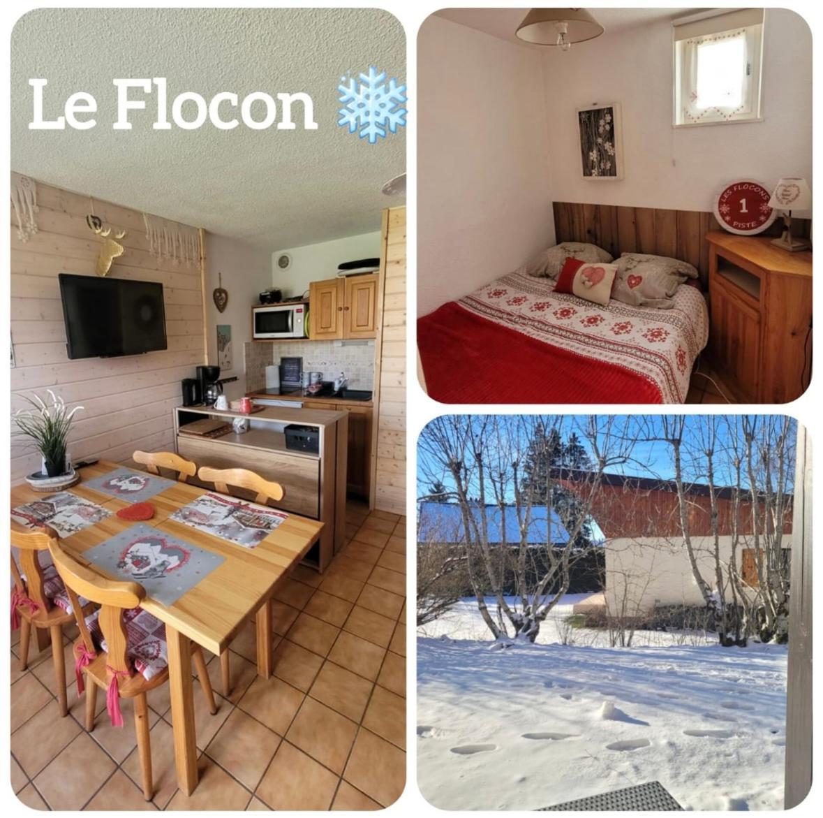 Appartement Le Flocon, Joli Petit Cocon 4 Pers En Rez De Jardin Draps Inclus Les Rousses Exterior photo